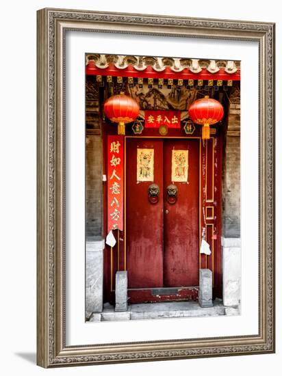 China 10MKm2 Collection - Red Door-Philippe Hugonnard-Framed Photographic Print