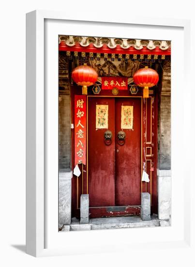 China 10MKm2 Collection - Red Door-Philippe Hugonnard-Framed Photographic Print