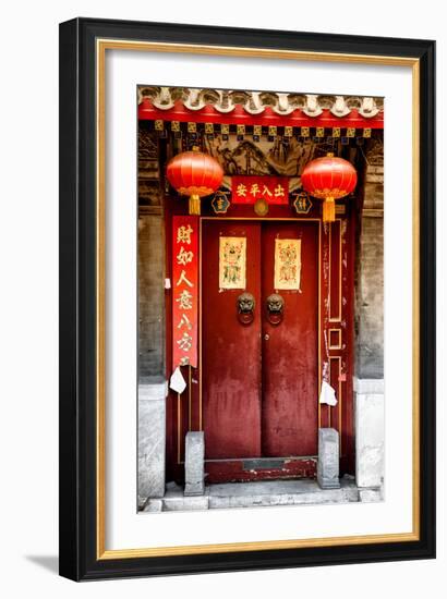 China 10MKm2 Collection - Red Door-Philippe Hugonnard-Framed Photographic Print