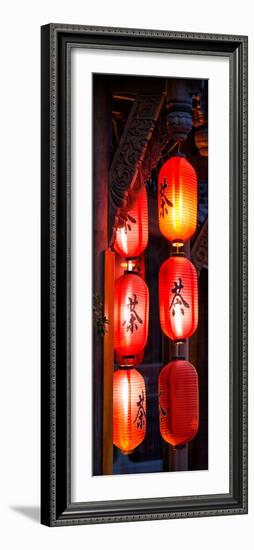 China 10MKm2 Collection - Red Lanterns-Philippe Hugonnard-Framed Photographic Print