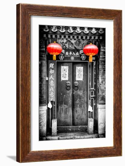 China 10MKm2 Collection - Red Lanterns-Philippe Hugonnard-Framed Photographic Print