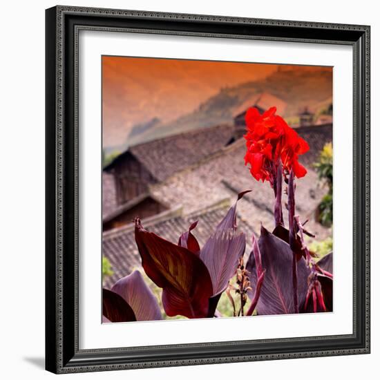 China 10MKm2 Collection - Rice Terraces - Longsheng Ping'an - Guangxi-Philippe Hugonnard-Framed Photographic Print