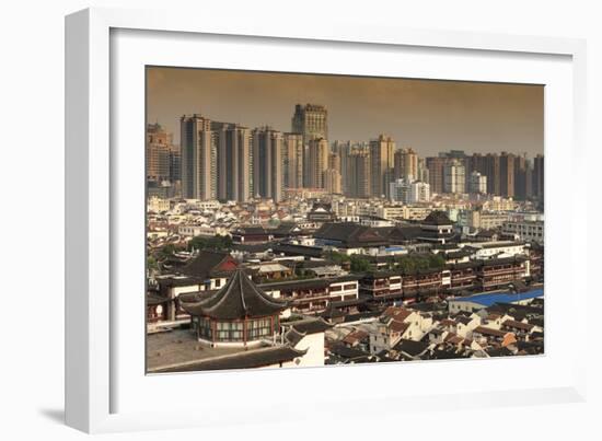 China 10MKm2 Collection - Shanghai Cityscape-Philippe Hugonnard-Framed Photographic Print