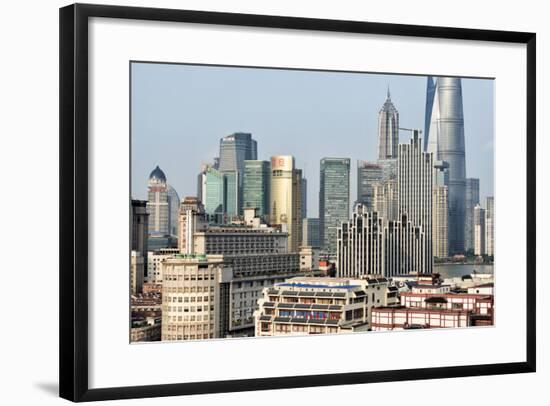 China 10MKm2 Collection - Shanghai Cityscape-Philippe Hugonnard-Framed Photographic Print