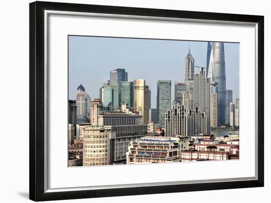 China 10MKm2 Collection - Shanghai Cityscape-Philippe Hugonnard-Framed Photographic Print