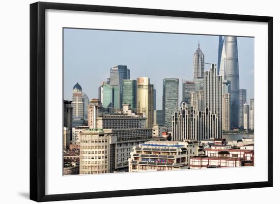 China 10MKm2 Collection - Shanghai Cityscape-Philippe Hugonnard-Framed Photographic Print