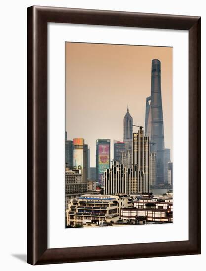 China 10MKm2 Collection - Shanghai Cityscape-Philippe Hugonnard-Framed Photographic Print