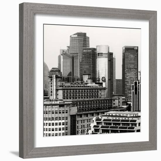 China 10MKm2 Collection - Shanghai Cityscape-Philippe Hugonnard-Framed Photographic Print