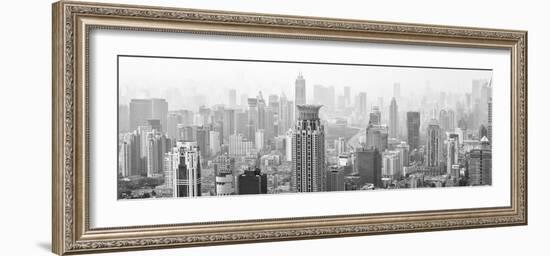 China 10MKm2 Collection - Shanghai Cityscape-Philippe Hugonnard-Framed Photographic Print