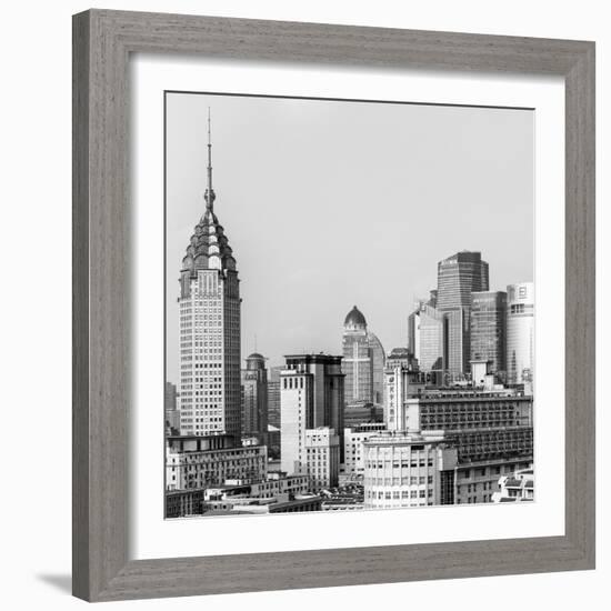 China 10MKm2 Collection - Shanghai Cityscape-Philippe Hugonnard-Framed Photographic Print