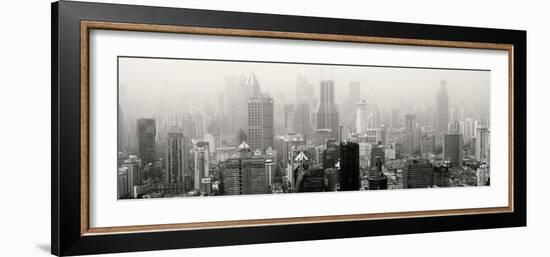 China 10MKm2 Collection - Shanghai Cityscape-Philippe Hugonnard-Framed Photographic Print