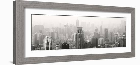 China 10MKm2 Collection - Shanghai Cityscape-Philippe Hugonnard-Framed Photographic Print