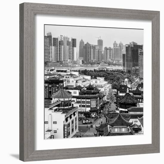 China 10MKm2 Collection - Shanghai Cityscape-Philippe Hugonnard-Framed Photographic Print