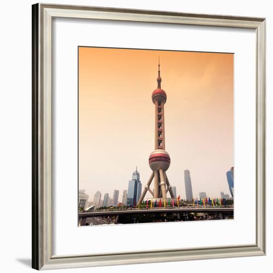 China 10MKm2 Collection - Shanghai Oriental Pearl Tower-Philippe Hugonnard-Framed Photographic Print