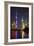 China 10MKm2 Collection - Shanghai Skyline with Oriental Pearl Tower at night-Philippe Hugonnard-Framed Photographic Print