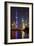 China 10MKm2 Collection - Shanghai Skyline with Oriental Pearl Tower at night-Philippe Hugonnard-Framed Photographic Print