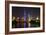 China 10MKm2 Collection - Shanghai Skyline with Oriental Pearl Tower at night-Philippe Hugonnard-Framed Photographic Print