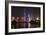 China 10MKm2 Collection - Shanghai Skyline with Oriental Pearl Tower at night-Philippe Hugonnard-Framed Photographic Print