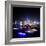 China 10MKm2 Collection - Shanghai Skyline with Oriental Pearl Tower at night-Philippe Hugonnard-Framed Photographic Print