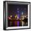 China 10MKm2 Collection - Shanghai Skyline with Oriental Pearl Tower at night-Philippe Hugonnard-Framed Photographic Print