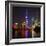 China 10MKm2 Collection - Shanghai Skyline with Oriental Pearl Tower at night-Philippe Hugonnard-Framed Photographic Print