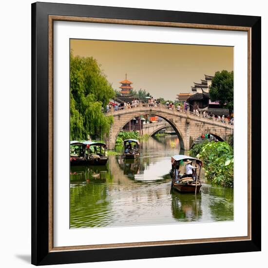 China 10MKm2 Collection - Shanghai Water Town - Qibao-Philippe Hugonnard-Framed Photographic Print