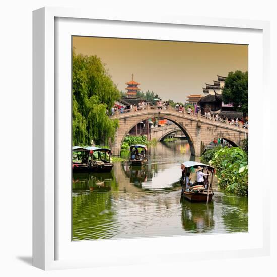 China 10MKm2 Collection - Shanghai Water Town - Qibao-Philippe Hugonnard-Framed Photographic Print