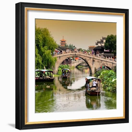 China 10MKm2 Collection - Shanghai Water Town - Qibao-Philippe Hugonnard-Framed Photographic Print