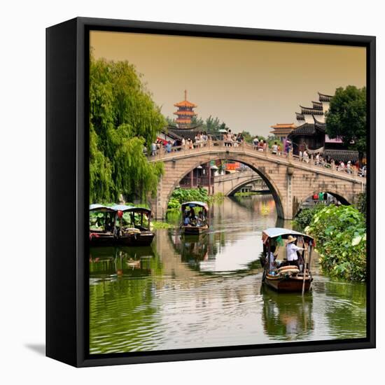 China 10MKm2 Collection - Shanghai Water Town - Qibao-Philippe Hugonnard-Framed Premier Image Canvas