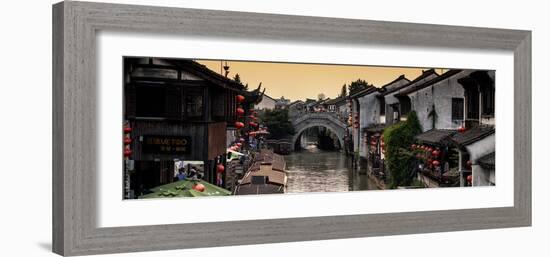 China 10MKm2 Collection - Shantang water Town - Suzhou-Philippe Hugonnard-Framed Photographic Print