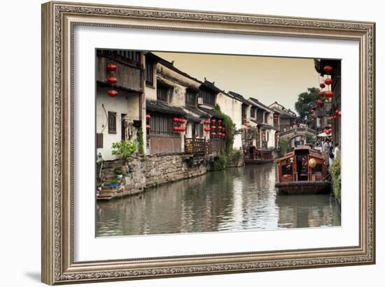 China 10MKm2 Collection - Shantang water Town - Suzhou-Philippe Hugonnard-Framed Photographic Print