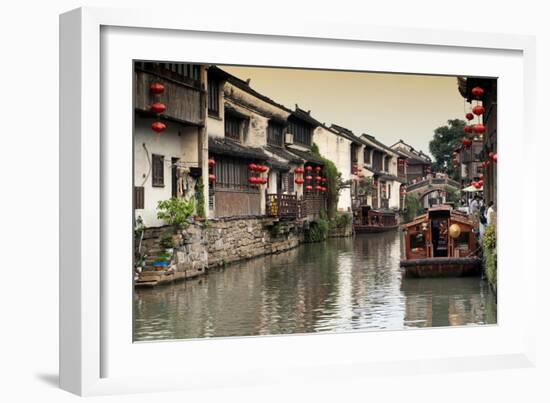 China 10MKm2 Collection - Shantang water Town - Suzhou-Philippe Hugonnard-Framed Photographic Print