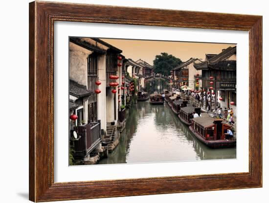 China 10MKm2 Collection - Shantang water Town - Suzhou-Philippe Hugonnard-Framed Photographic Print