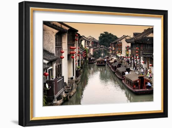 China 10MKm2 Collection - Shantang water Town - Suzhou-Philippe Hugonnard-Framed Photographic Print