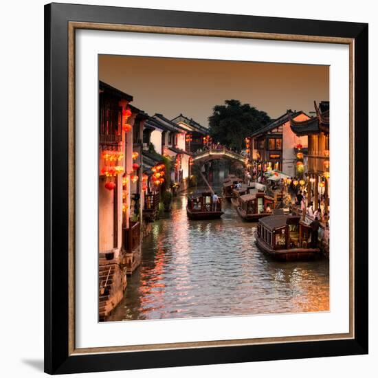 China 10MKm2 Collection - Shantang water Town - Suzhou-Philippe Hugonnard-Framed Photographic Print