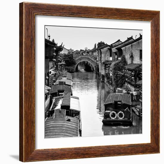 China 10MKm2 Collection - Shantang water Town - Suzhou-Philippe Hugonnard-Framed Photographic Print