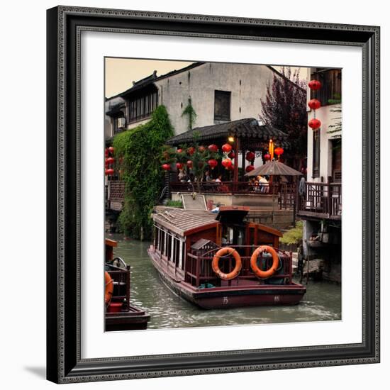 China 10MKm2 Collection - Shantang water Town - Suzhou-Philippe Hugonnard-Framed Photographic Print