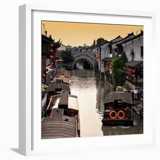 China 10MKm2 Collection - Shantang water Town - Suzhou-Philippe Hugonnard-Framed Photographic Print