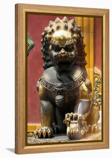 China 10MKm2 Collection - Statue of Imperial Palace of Forbidden City-Philippe Hugonnard-Framed Premier Image Canvas