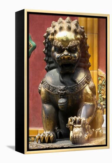 China 10MKm2 Collection - Statue of Imperial Palace of Forbidden City-Philippe Hugonnard-Framed Premier Image Canvas