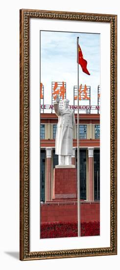 China 10MKm2 Collection - Statue of Mao Zedong-Philippe Hugonnard-Framed Photographic Print