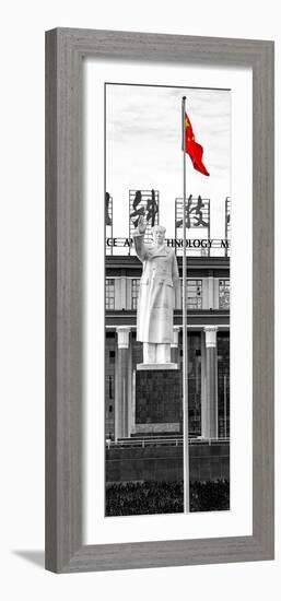 China 10MKm2 Collection - Statue of Mao Zedong-Philippe Hugonnard-Framed Photographic Print