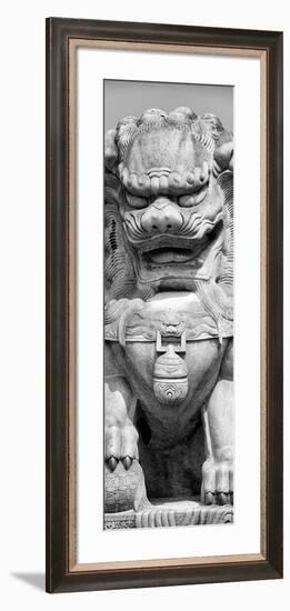 China 10MKm2 Collection - Stone Lion Statue-Philippe Hugonnard-Framed Photographic Print