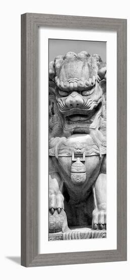 China 10MKm2 Collection - Stone Lion Statue-Philippe Hugonnard-Framed Photographic Print