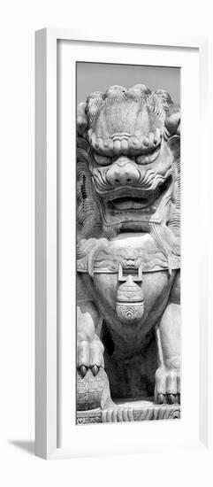 China 10MKm2 Collection - Stone Lion Statue-Philippe Hugonnard-Framed Photographic Print