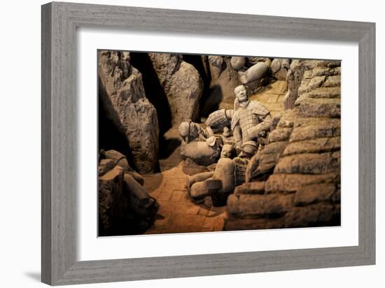 China 10MKm2 Collection - Terracotta Army-Philippe Hugonnard-Framed Photographic Print