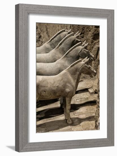 China 10MKm2 Collection - Terracotta Warriors and Horses-Philippe Hugonnard-Framed Photographic Print