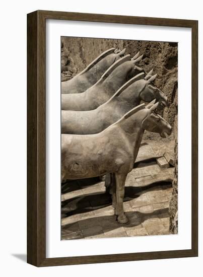 China 10MKm2 Collection - Terracotta Warriors and Horses-Philippe Hugonnard-Framed Photographic Print