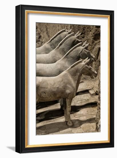 China 10MKm2 Collection - Terracotta Warriors and Horses-Philippe Hugonnard-Framed Photographic Print