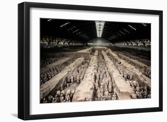 China 10MKm2 Collection - Terracotta Warriors and Horses-Philippe Hugonnard-Framed Photographic Print